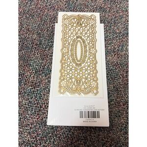 Anna Griffin Gold Metal Slimline Concentric Die 4"x9"